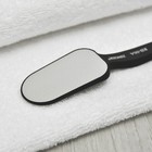 Тёрка для ног, лазерная, двусторонняя, прорезиненная ручка, 19 см, цвет чёрный, RB-06-A - Фото 2