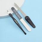 Набор маникюрный ZINGER, 3 предмета, на блистере, цвет чёрный/белый, SIS-4 - Фото 2