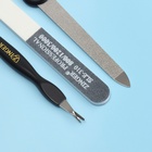 Набор маникюрный ZINGER, 3 предмета, на блистере, цвет чёрный/белый, SIS-4 - Фото 4