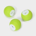 Поглотитель запаха для холодильника Доляна, 3 шт., d=5 см - Фото 1