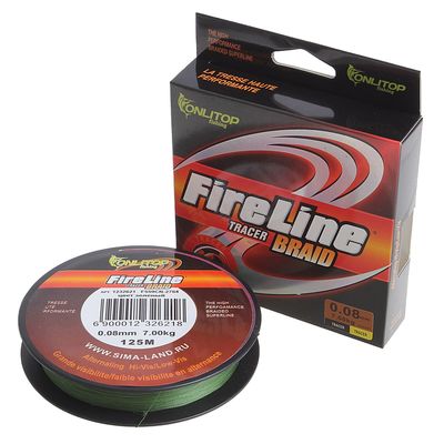 Шнур Easy Cast 0,08 мм, 125 м, цвет зеленый