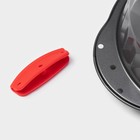 Форма для выпечки Доляна «Немецкий кекс. Забота», 28×23.5×10.5 см, с силиконовыми ручками, антипригарное покрытие, чёрная - Фото 6