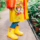 Дождевик со светоотражающим элементом "Милая модница" Минни Маус, р-р L, рост 110-120 см - Фото 4