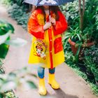 Дождевик со светоотражающим элементом "Милая модница" Минни Маус, р-р L, рост 110-120 см - Фото 5