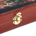 Настольные игры 3 в 1 "Цветы": шахматы, шашки, нарды, деревянные, большие 50 х 50 см - Фото 6