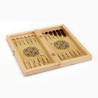 Настольные игры 3 в 1 «Статус», шахматы, шашки, нарды, деревянные, 50×50 см - Фото 7