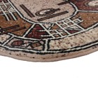 Ковер Мокко овальный, размер 80х150 см, ПП 100%, джут - Фото 3