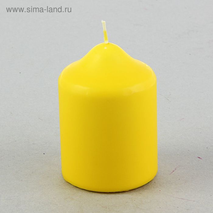 Свеча пеньковая ароматическая «Мёд», 7 х 10 см - Фото 1