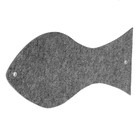 Когтеточка ковролиновая "Рыбка", 40 х 20 см - Фото 3
