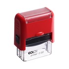Оснастка для штампа автоматическая COLOP Printer Сompact 20, 38 x 14 мм, корпус красный - фото 8273856