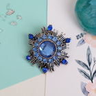 Брошь «Орден», цвет синий в серебре - Фото 2