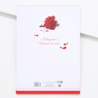 Папка для свидетельства о заключении брака «Красные розы», А5, - фото 8273925