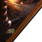 Картина модульная в раме "Гепард на дереве" 33х53см; 2шт-23х43см; 53х79см рамка МИКС - Фото 3