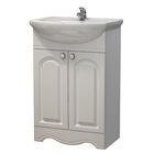 Тумба "Прованс 50" с раковиной "Уют 50", белый ясень - Фото 1