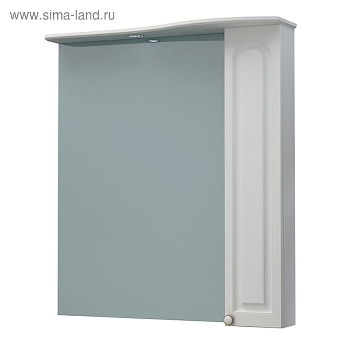 Шкаф-зеркало "Прованс 85С", белый ясень - Фото 1