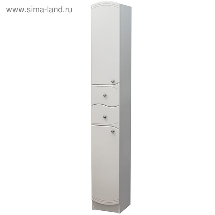 Шкаф-пенал "Гиацинт 30 DB2 NEW", белый - Фото 1