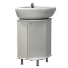 Тумба "Гладиолус 45" с раковиной "Элегия 45", белая - Фото 1