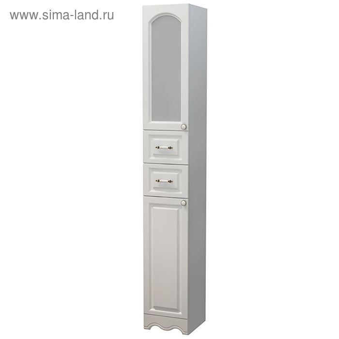 Шкаф-пенал "Прованс 30 DВ2", белый ясень - Фото 1
