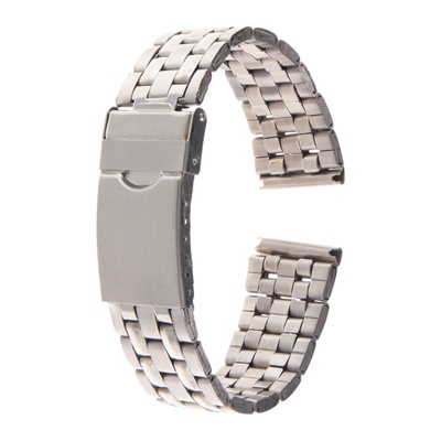 Ремешок для часов «Соломон», 20 мм, металл, длина 18 см, серебристый