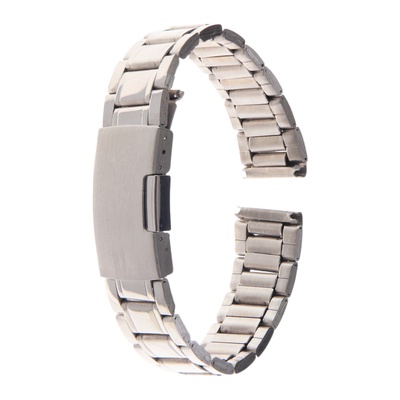 Ремешок для часов «Соломон», 18 мм, металл, длина 18 см, серебристый