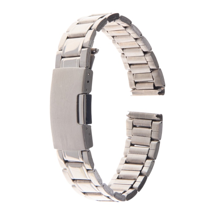 Ремешок для часов «Соломон», 18 мм, металл, длина 18 см, серебристый - Фото 1