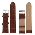 Ремешок для часов «Соломон», 22 мм, экокожа, длина 19 см, коричневый с тиснением - Фото 2