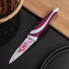 Нож кухонный с антиналипающим покрытием «Весна», 8,5 см, цвет МИКС - Фото 1
