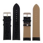Ремешок для часов «Соломон», 24 мм, экокожа, длина 20 см, чёрный с тиснением - Фото 2