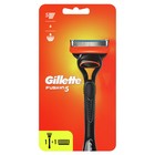 Бритвенный станок Gillette Fusion + 2 сменных кассеты, 5 лезвий - Фото 2