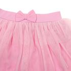 Комплект для девочки (футболка, юбка), рост 92 см (52), цвет розовый/молочный - Фото 3