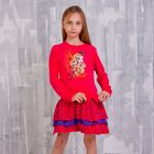 Платье для девочки "Ever After High", рост 152 см (80), цвет фуксия/набивка (арт. ZG 14128-DLF2_П) - Фото 1