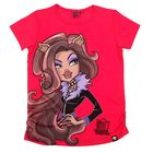 Футболка для девочки "Monster High", рост 158 см (84), цвет фуксия (арт. ZG 02428-F2_П) - Фото 1