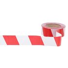 Лента сигнальная «Оградительная», 200 м, ширина 5 см, толщина 50 мкм, красная, белая - Фото 3