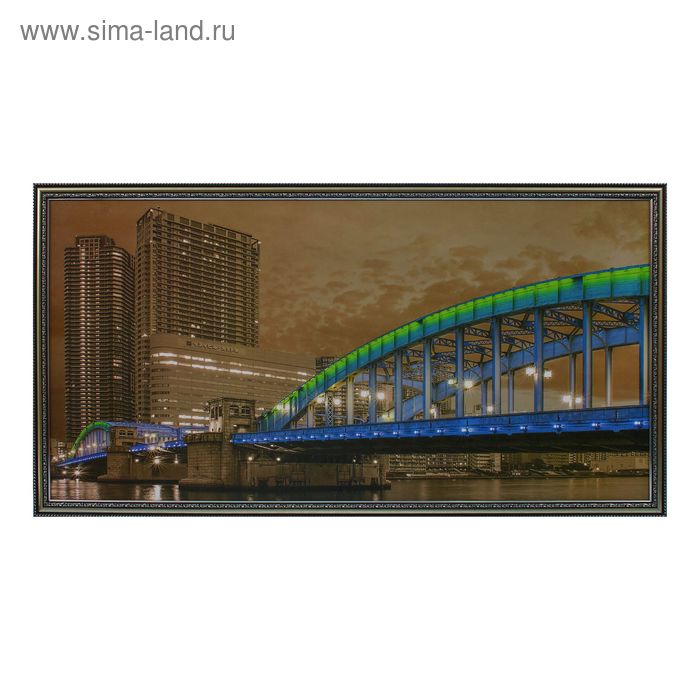 Картина "Зелёный мост" 50*100 см - Фото 1