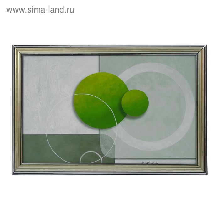 Картина "Два зелёных шарика" 20*30 см - Фото 1