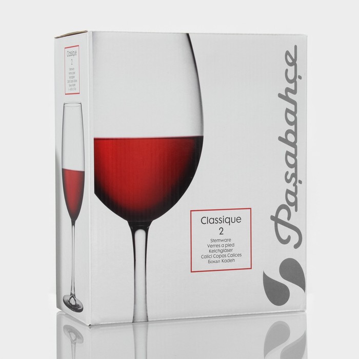 Набор стеклянных бокалов для вина Classique, 630 мл, 2 шт - фото 1918667454