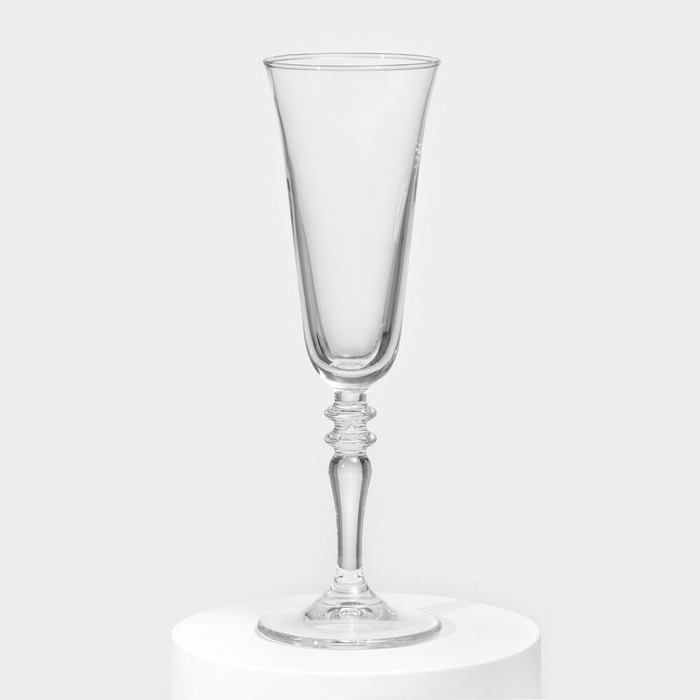 Набор бокалов для шампанского стеклянный Vintage, 190 мл, 6 шт - фото 1908267781