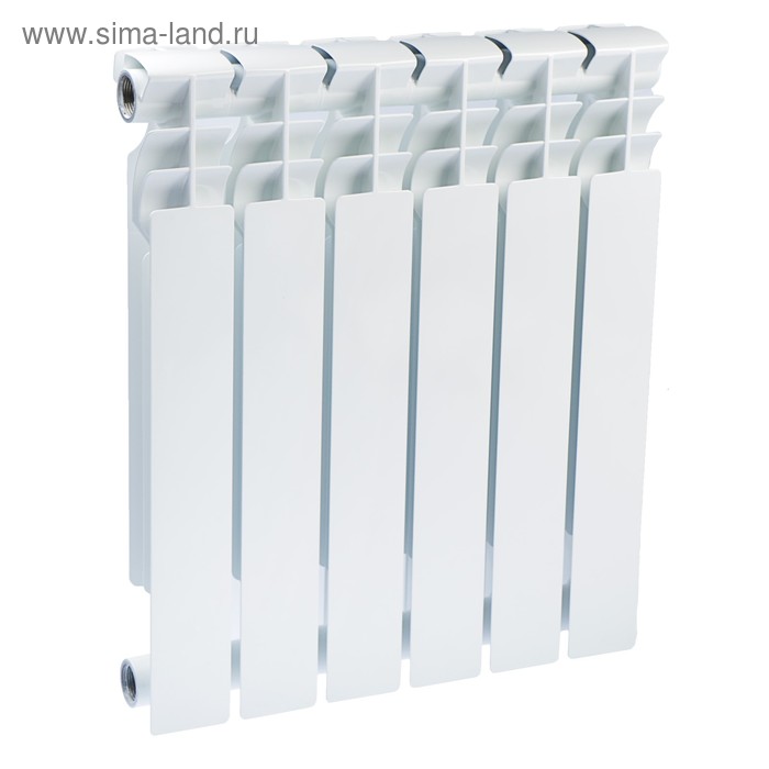 Радиатор биметаллический Halsen, 500 х 80 мм, 6 секций - Фото 1