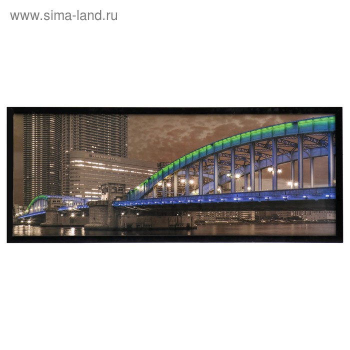 Картина "Зелёный мост" 35*90 см - Фото 1