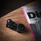 Набор линз Luazon для телефона: широкоугольная, макро и рыбий глаз 180 градусов - Фото 3