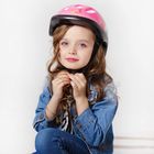 Шлем защитный детский "Принцессы", р. M (55-58 см) - Фото 2