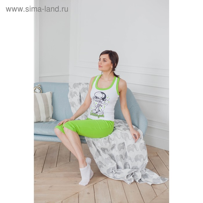 Комплект женский (майка, бриджи) М113 МИКС, р-р 46 - Фото 1