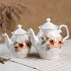 Чайный набор "Ландыш", белая, керамика, 2 л, 1 л, микс - Фото 6