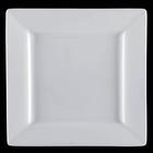 Тарелка фарфоровая квадратная Wilmax Stella, 29,5×29,5 см, цвет белый - Фото 1