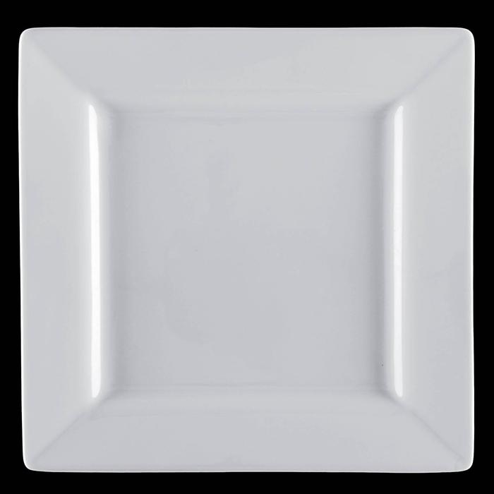 Тарелка фарфоровая квадратная Wilmax Stella, 29,5×29,5 см, цвет белый - Фото 1
