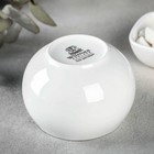 Сахарница с крышкой Wilmax Olivia, 325 мл, фарфор, белая - Фото 3