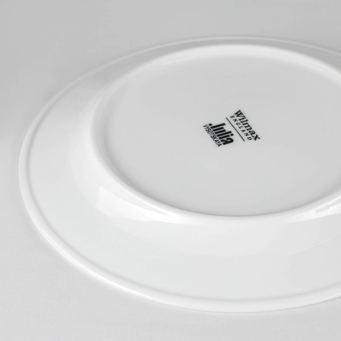 Набор тарелок обеденных фарфоровых Wilmax «Юлия Высоцкая», 6 предметов: d=25,5 см, цвет белый - фото 1918667610