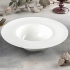 Тарелка фарфоровая для пасты Wilmax, 600 мл, d=25 см, цвет белый - фото 5909696