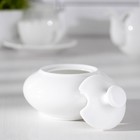 Сахарница фарфоровая с крышкой, 250 мл, с крышкой - Фото 2