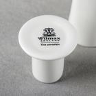 Подставка фарфоровая для зубочисток, d=5,5 см - Фото 3